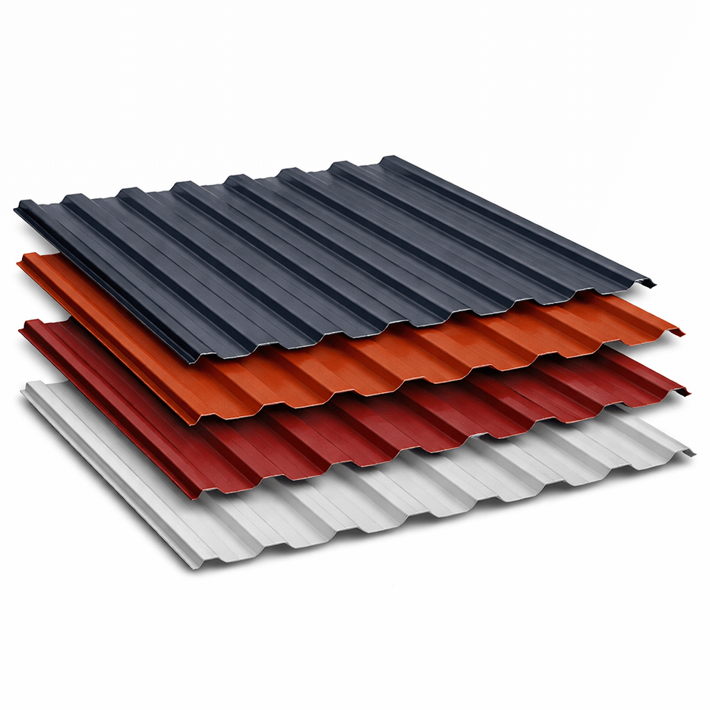Trapezblech TP18 0,50 mm in verschiedenen Farben – Dachprofil aus Stahl