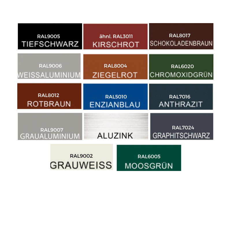 WP 18 RAL Farben