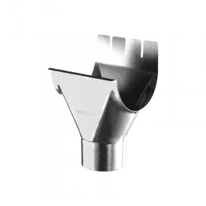Verzinkter Ablaufstutzen 100 mm für Dachrinne