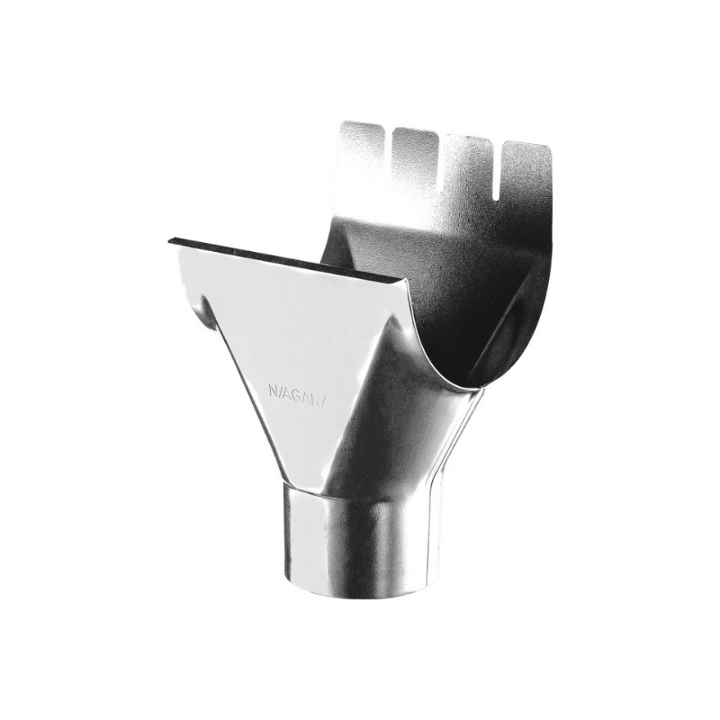 Verzinkter Ablaufstutzen 100 mm für Dachrinne