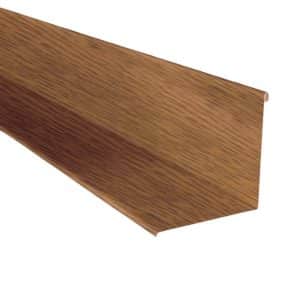 Innenecke 90 Grad Holzoptik Golden Oak Stahl Kantteil für Wand und Dachabschluss