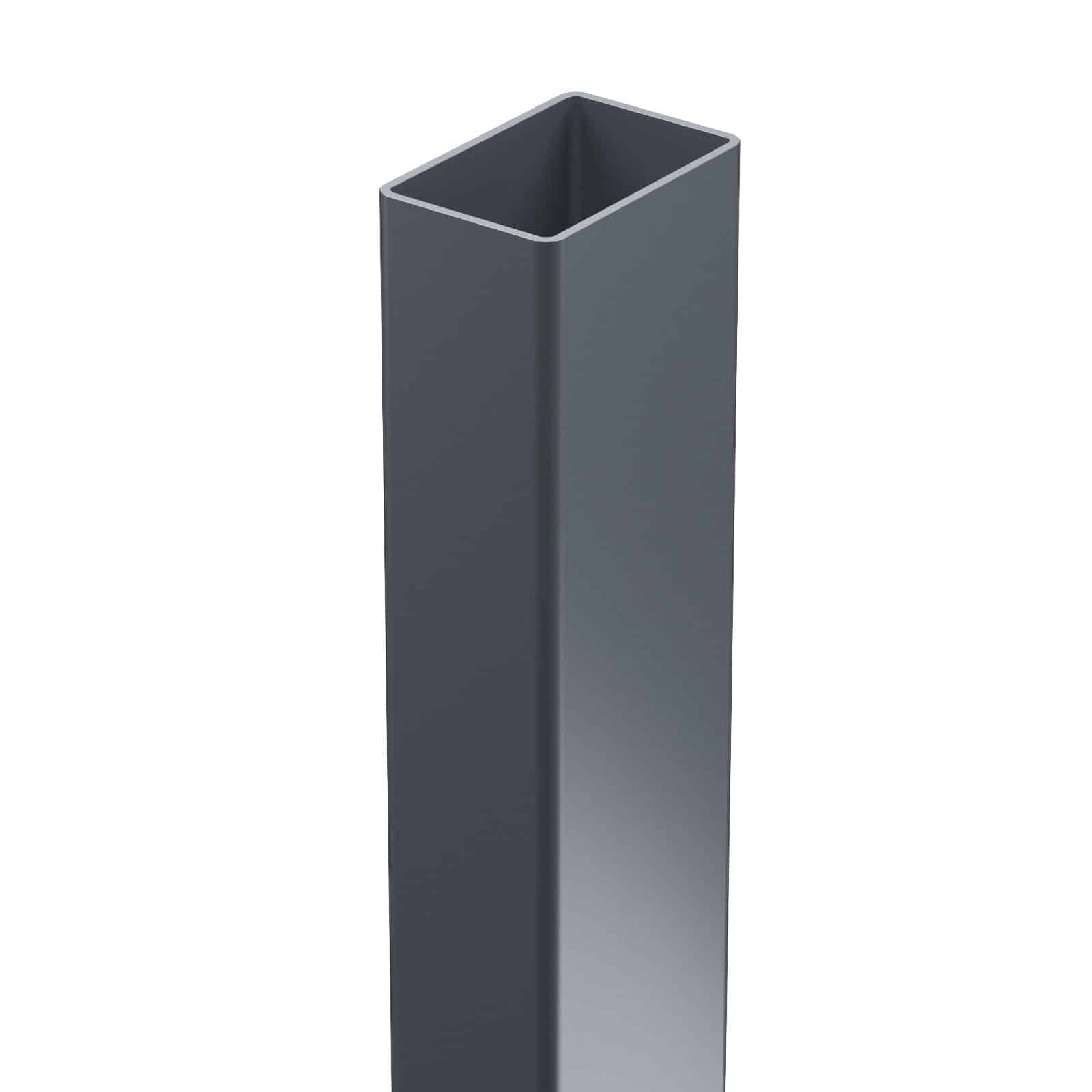 Zaunpfostenträger 40 × 60 mm aus Stahl – Ultramat beschichtet, stabiler Zaunpfosten