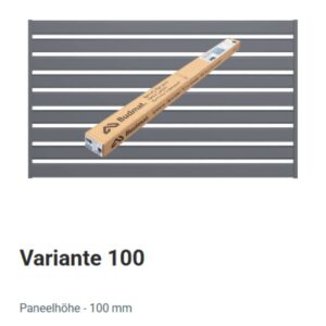 Zaunsystem VARIANTE aus Stahl – moderner und stabiler Grundstückszaun