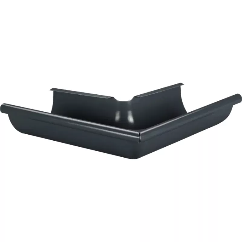Außenecke 90° Titanium Aluminium 125 mm 150 mm