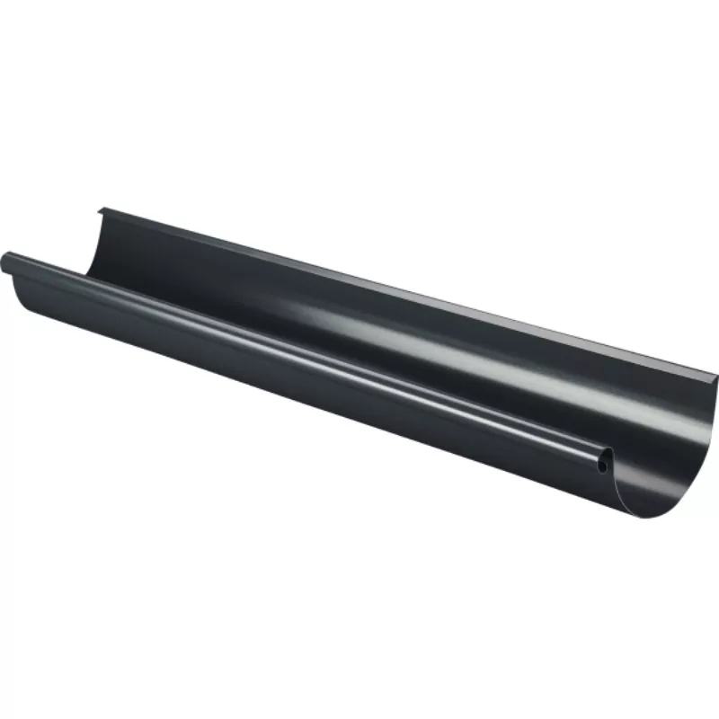 Dachrinne TITANIUM 125/150 mm aus Titan-Stahl, rostfrei und langlebig