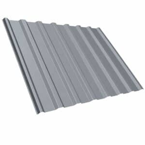 Trapezblech TP20 0,63 mm mit 200 µm HPS Beschichtung in RAL7040