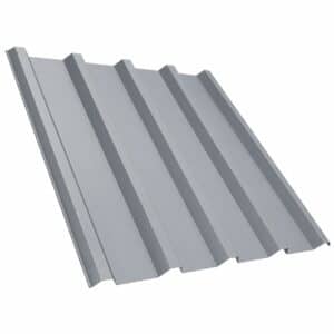 Trapezblech TP35 0,63 mm mit 200 µm HPS Beschichtung in RAL7040