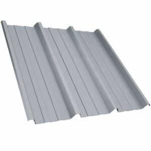 Trapezblech TP45 0,63 mm mit 200 µm HPS Beschichtung in RAL7040